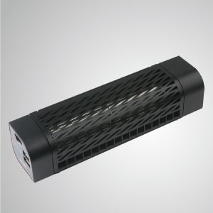 5V DC Fanstorm USB 타워 쿨링 팬 (차량 및 유모차용) / 클래식 블랙 - USB 모바일 선풍기는 강력한 풍량으로 차량 선풍기, 유모차 선풍기, 야외 냉각용으로 사용할 수 있습니다.